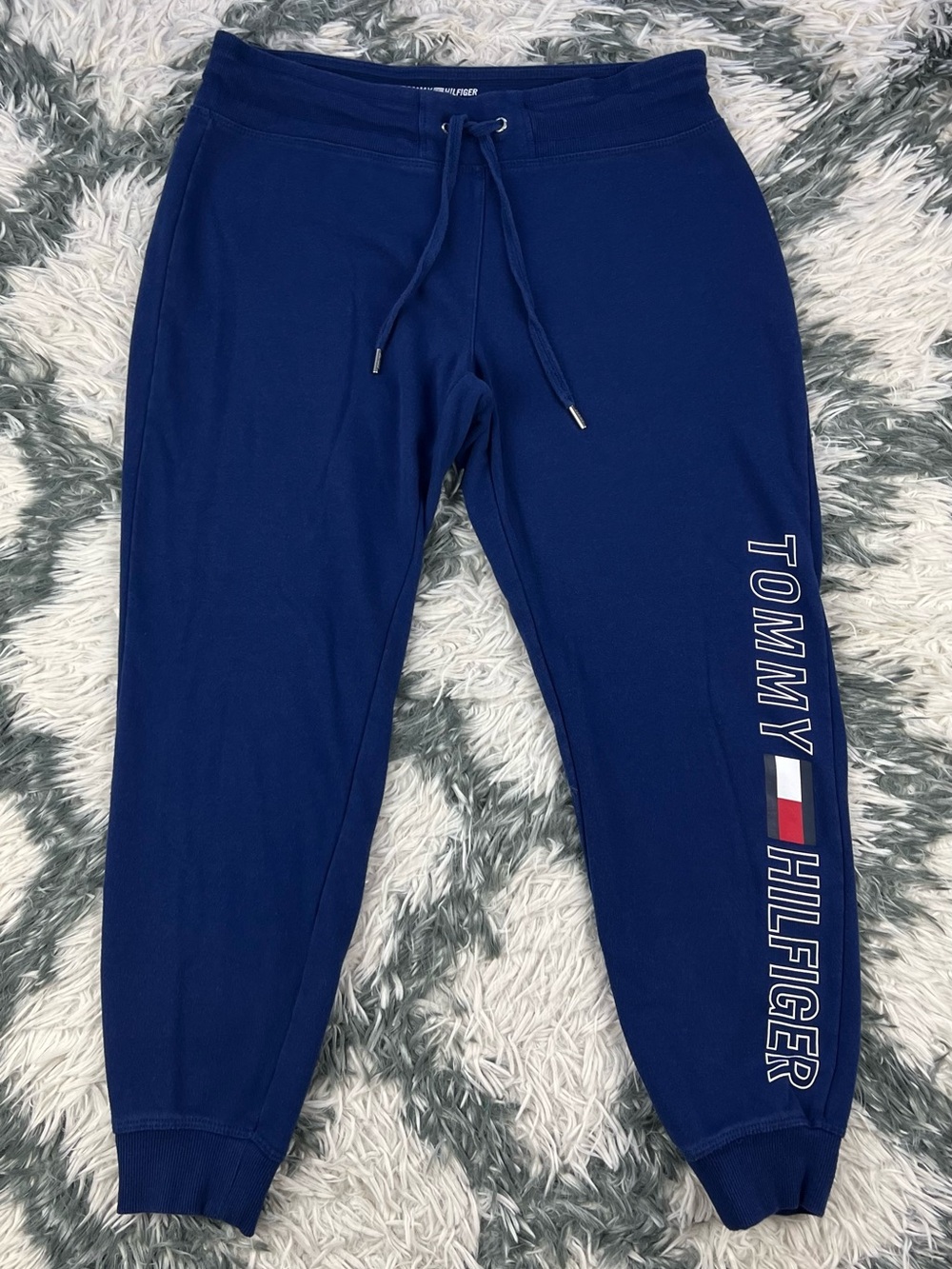 Tommy Hilfiger Sport Women’s Blue Active Sweatpants Joggers Size Large